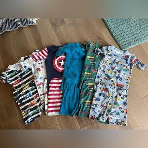 Bundle of 6 Hanna Anderson Pjs size 6-7